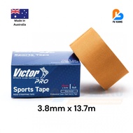 Victor PRO Sports Tape Rigid Strapping Tape | Non-Stretch Athletic Strapping Tape | Strong Adhesive 