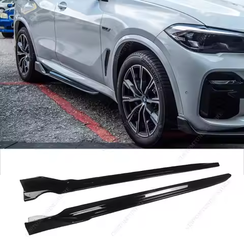 M Performance Style Side Skirts Extension Rocker Panels Lip SplittersFor BMW X5 G05 30d 40d M50i M50