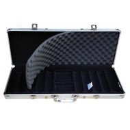 100 Slots 300 Slots 500 Slots Aluminum Poker Chip Case Mahjong Chips Poker Chips Tray Storage Case A