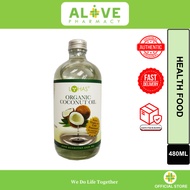 [ALIVE PHARMACY] Lohas Organic Extra Virgin Coconut Oil 480ml | Minyak Kelapa Dara Organik Serbaguna