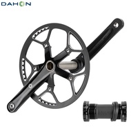 DAHON Bicycle Chainring with Protective Cover Aluminum Alloy CNC Integrated Hollow Axle Chainring Ch