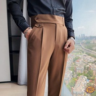 【HOT SALE】❀ seluar slack lelaki Elasticity Summer casual trousers men's straight hairstylist pants h