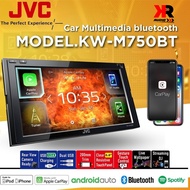 เครื่องเสียงรถยนต์ JVC KW-M750BT จอ 2DIN หน้าจอควบคุมระบบสัมผัสแบบ Clear Resistive ขนาด 6.8 นิ้ว (6.8" WVGA) พร้อมเทคโนโลยีไร้สาย Bluetooth /Android Auto / Apple CarPlay