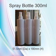300ml plastic spray bottle white pet 300ml bottle