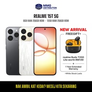 realme 15T 5G | 12+256GB / 8+256GB | 50MP AI Camera Smartphone | 7000mAh Battery | 120Hz AMOLED
