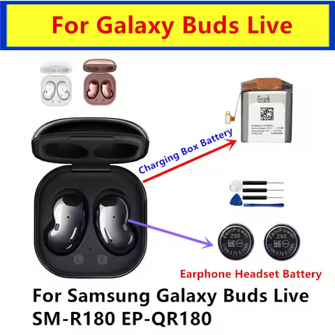 New Battery EB-BR800ABU 472mAh For Samsung Galaxy Buds Live SM-R180 EP-QR180 Earphone Headset Batter