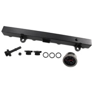 for Honda K Series K20/24 Rsx Civic Engine High Flow Fuel Rail with 1/8npt Gauge