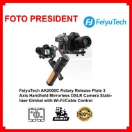 FeiyuTech AK2000C Rotary Release Plate 3 Axis Handheld Mirrorless DSLR Camera Stabilizer Gimbal with