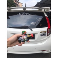 DELETE CHROME EMBLEM AND RIM PAINT