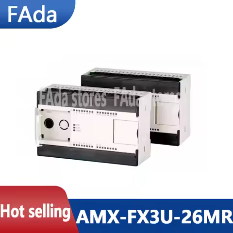AMX-FX3U-26MR Ethernet PLC compatible controller relay 2AI/1AO 16I/10O MODBUS+programming cable CLP 