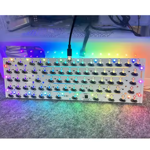 WPS 69 PRO PCB A Kit for Mechanical Wired DIY Assembly Keyboard Hotswap 69Key RGB Light VIA Firmware
