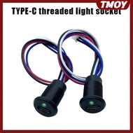 TMOY TYPE-C 4P High Current Charging Soet With Wire Light USB TYPE-C Female Type C Waterproof Female