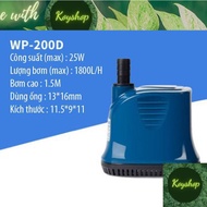 Máy bơm chìm bể cá SOBO hút cặn đáy bơm hồ koi sobo WP 100d 7W WP 200D 25W WP 300D 35W WP 500D 55W
