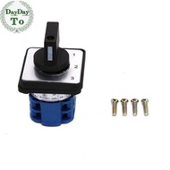 DayDayTo 440V 20A 4-Position 0-1-2-3 Rotary Selector Changeover Stock LW26-20/2
sg