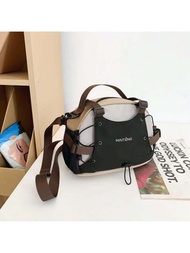 Bolso japonés y coreano para la cintura, bolso de hombro de estilo callejero, bolso cruzado, bolso de pecho, mochila multifuncional para hombres y mujeres, bolso de vacaciones para el verano escolar de nailon, regalos personalizados para padre, esposo y novio