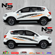 sticker mobil suzuki SX4 lama sticker mobil striping SX4