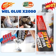 Gam besi X2000 sangat kuat dan tahan haba yang tinggi, gam pembaikan enjin motosikal, gam pembaikan 