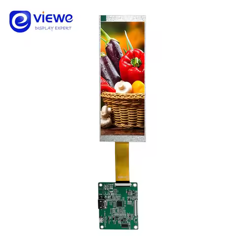 6.8 Inch TFT Display 480X1280 MIPI Interface HD-MI Bar IPS LCD for Raspberry Pi with HD-MI Driver Bo