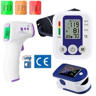 Medical Automatic Pressure Tonometer Tensiometer Heart Rate Pulse Meter BP Monitor Healthy Digital A