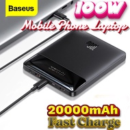 Baseus 100W Power Bank 20000mAh Blade Series PD Type-C Fast Charging Powerbank Quick Charge Laptop Tablet Phone