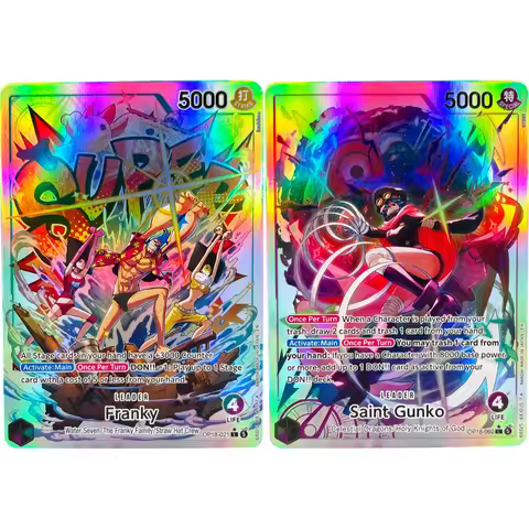 OPCG Collection Cards Franky OP18-021 OPCG JPN Shining Creativity Rare Holographic Embossed Textured