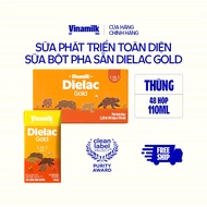 [BAO BÌ MỚI] Thùng 48 hộp Sữa  bột pha sẵn Vinamilk Dielac Alpha Gold 110ML