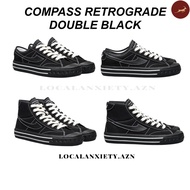 COMPASS RETROGRADE DOUBLE BLACK