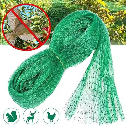 5/10/20M Garden Netting for Protect Plant Fruit Flower Tree Green Woven Mesh Stretch Fencing Durable