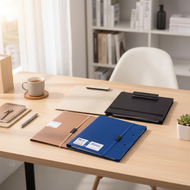 A4/Long Foldable Clipboard Board Portable File Organizer with Hard PP Folding Pad  Papan Klip Boleh 
