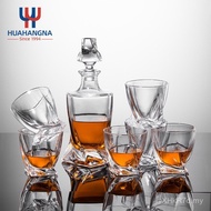 Glass Thickened Wine Glass Set Glass European Style Bottle Wine Bottle Gift Box Set Wine Bottle Whis