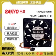 Sanyo 9GV1248P4J031 12025 12CM 48V 0.5A PWM Temperature Control Chassis Cooling Fan