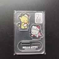 Sanrio - Hello Kitty 50週年紀念 亞加力立牌 週邊配飾 [平行進口]