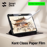 SmartDevil Kent Class Paper Film For iPad 12th 2026/11th/10th/Pro/Air8/7/6 New HD Removable AR Enhan