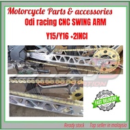 odi racing cnc swing arm Y15 Y16 +2inci