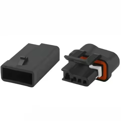 12124898 male and female 4P suitable for Chevrolet water tank electronic fan plug DJ7044Y-1.5-2.8-11