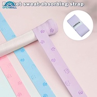 OPENMALL 1PC 110*2.5CM Cat-Patterned PU Sweat-Absorbing Belt For Tennis And Badminton Rackets Anti-S