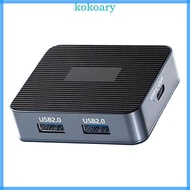 KOK Aluminum 1 2 USB C Adapters 4K120Hz For Professional Design