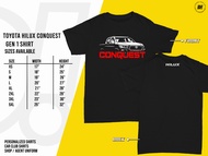 TOYOTA HILUX CONQUEST SHIRT ( NEW DESIGN ) PARTS ACCESSORIES SHIRT