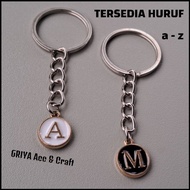 GANTUNGAN Epoxy Letter Name Initial Keychain
