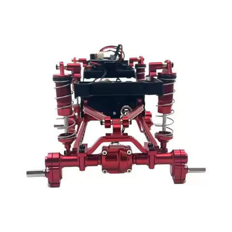 Front Rear Portal Bridge Axle Differential Assembly for WPL C14 C24 C34 C44 C54 C64 C74 B14 B24 Meta