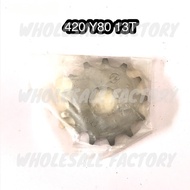 420 FRONT SPROCKET YAMAHA Y80 13T 14T SPROCKET DEPAN