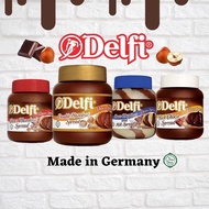 Delfi spread 350g (double hazelnut/rich chocolate/choc hazelnut/choc hazelnut/milk)