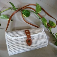 Rattan sling bag, rattan bag