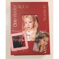 IZ*ONE ONE - REELER Scene 3 PHOTOCARD WTT HITOMI TRADE/ HYEWON/ CHAEWON/ EUNBI/