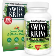 Swiss Kriss Herbal Laxative Tablets, Gentle & Natural Laxatives for Constipation Relief for Adults &