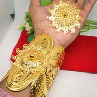 Gelang+Cincin Kendari Model Terbaru Besar Perhiasan Lapis Emas 24k Gold Dubai Fashiong Hadiah Untuk