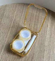 全城熱賣 - 隱形眼鏡盒美瞳盒子(規格:B61黃色)