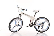 HYPER-XT Premium Quality Foldable Mountain Sports Bike with Shimano Parts Aluminium PEARL White