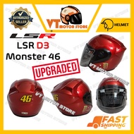 [RED]🔥UPGRADED🔥 LSR D3 MONSTER 46 MOTOR HELMET (PREVIOUS CALL D2 MONSTER)