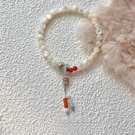 Yico · [Sycamore] White Butterfly Shell Agate Tassel Design Bracelet